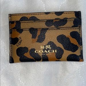Coach card case/wallet